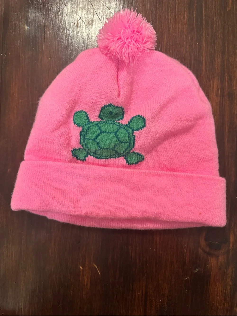 Super cute pink Capybara knit beanie with a fun surprise design! 🩷🐹🐢